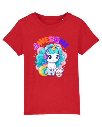 Unicorn cu par cret si prietenul soricel Red