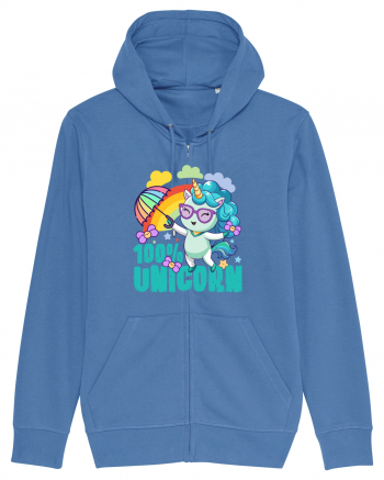 Unicorn 100% Curcubeu si umbrela Bright Blue