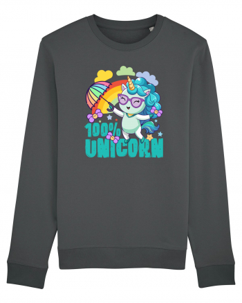 Unicorn 100% Curcubeu si umbrela Anthracite