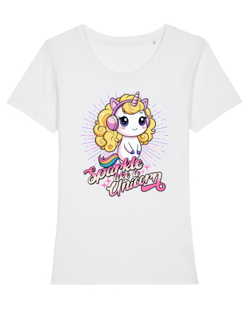 Unicorn - Straluceste ca un unicorn White