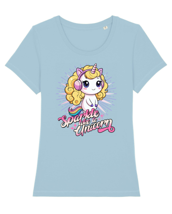 Unicorn - Straluceste ca un unicorn Sky Blue
