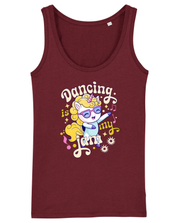 Unicorn danseaza - Dancing is my jam Burgundy
