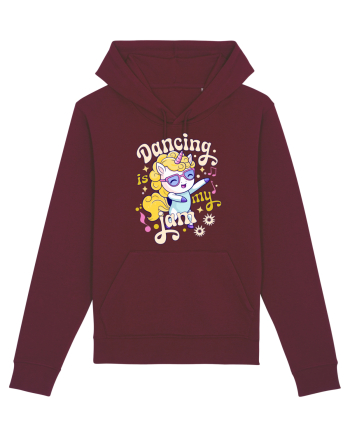 Unicorn danseaza - Dancing is my jam Burgundy