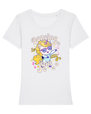Unicorn danseaza - Dancing is my jam White