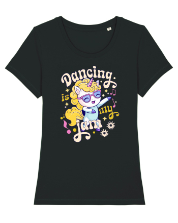 Unicorn danseaza - Dancing is my jam Black