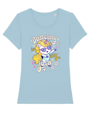 Unicorn danseaza - Dancing is my jam Sky Blue