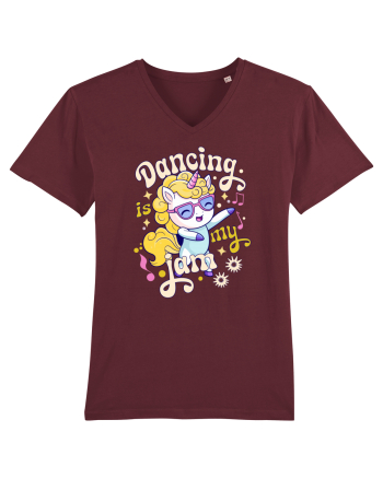 Unicorn danseaza - Dancing is my jam Burgundy