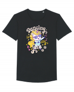 Unicorn danseaza - Dancing is my jam Tricou mânecă scurtă guler larg Bărbat Skater