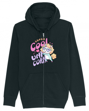 Unicorn Super Cool Pastel Colors Black