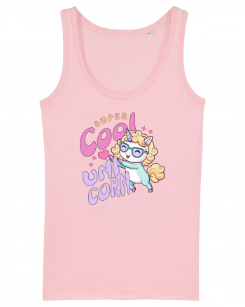 Unicorn Super Cool Pastel Colors Cotton Pink