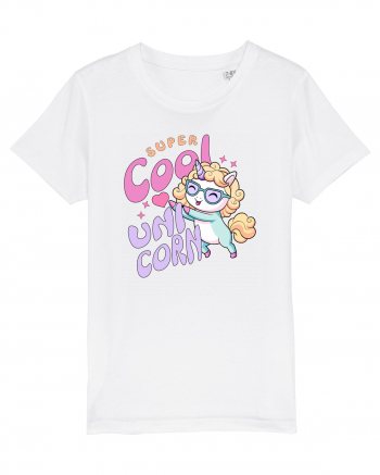 Unicorn Super Cool Pastel Colors White