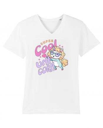 Unicorn Super Cool Pastel Colors White