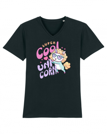 Unicorn Super Cool Pastel Colors Black