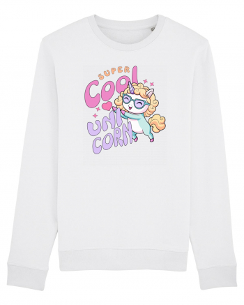 Unicorn Super Cool Pastel Colors White