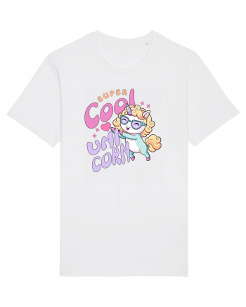 Unicorn Super Cool Pastel Colors White