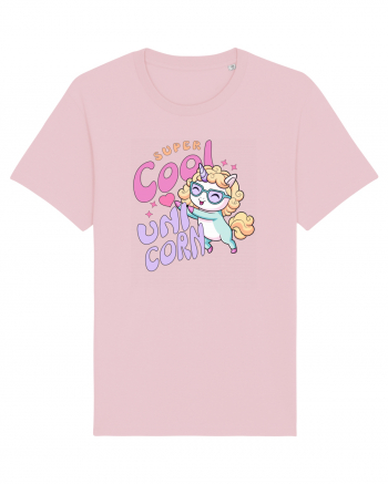 Unicorn Super Cool Pastel Colors Cotton Pink