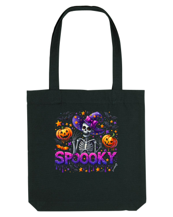 Spooky Skeleton Witch Black