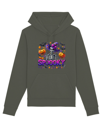 Spooky Skeleton Witch Khaki