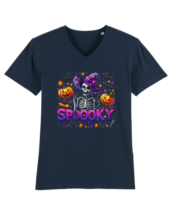 Spooky Skeleton Witch French Navy