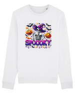 Spooky Skeleton Witch Bluză mânecă lungă Unisex Rise