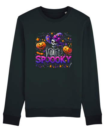 Spooky Skeleton Witch Black