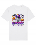 Spooky Skeleton Witch Tricou mânecă scurtă Unisex Rocker