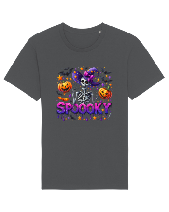 Spooky Skeleton Witch Anthracite