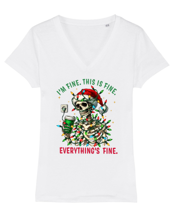 I'm Fine This Is Fine Everything's Fine White