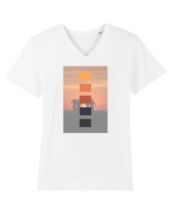 Sunset on the Beach White