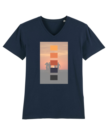 Sunset on the Beach French Navy