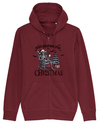 Just Waiting for Christmas bk Burgundy