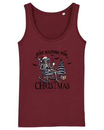 Just Waiting for Christmas bk Burgundy