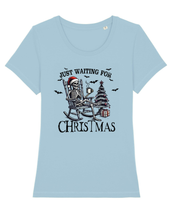 Just Waiting for Christmas bk Sky Blue