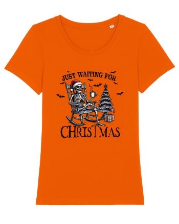 Just Waiting for Christmas bk Bright Orange