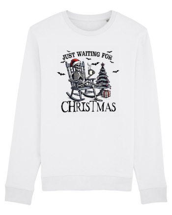 Just Waiting for Christmas bk White