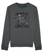 Just Waiting for Christmas bk Bluză mânecă lungă Unisex Rise