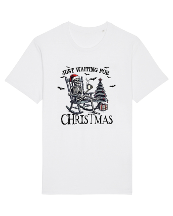 Just Waiting for Christmas bk White