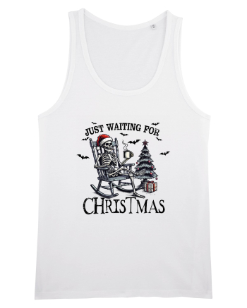 Just Waiting for Christmas bk White
