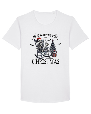 Just Waiting for Christmas bk White