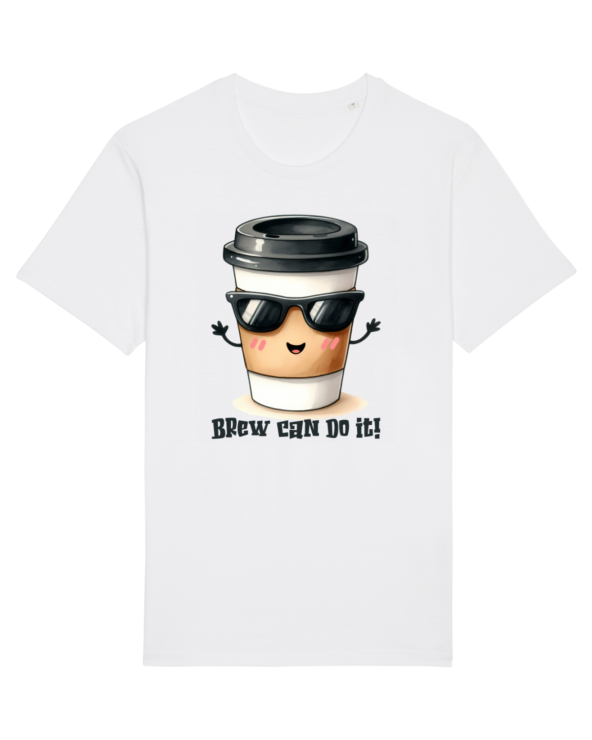 Tricou mânecă scurtă Unisex Rocker White