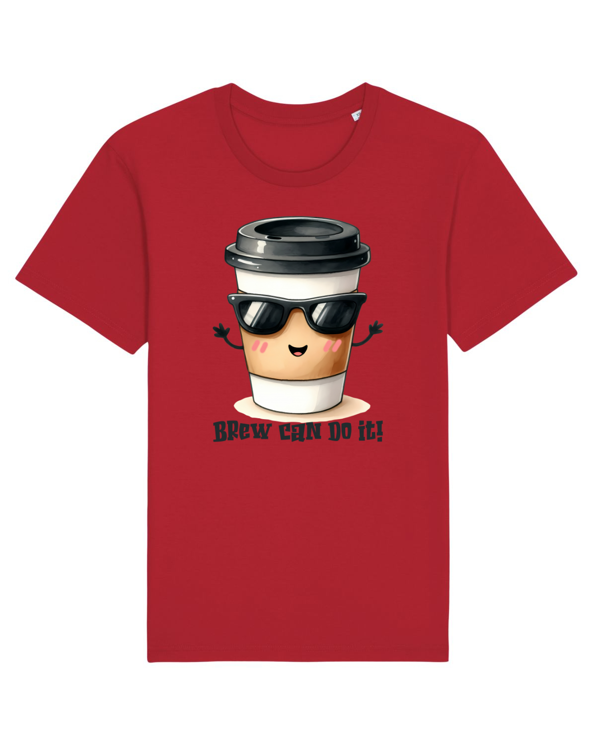 Tricou mânecă scurtă Unisex Rocker Red