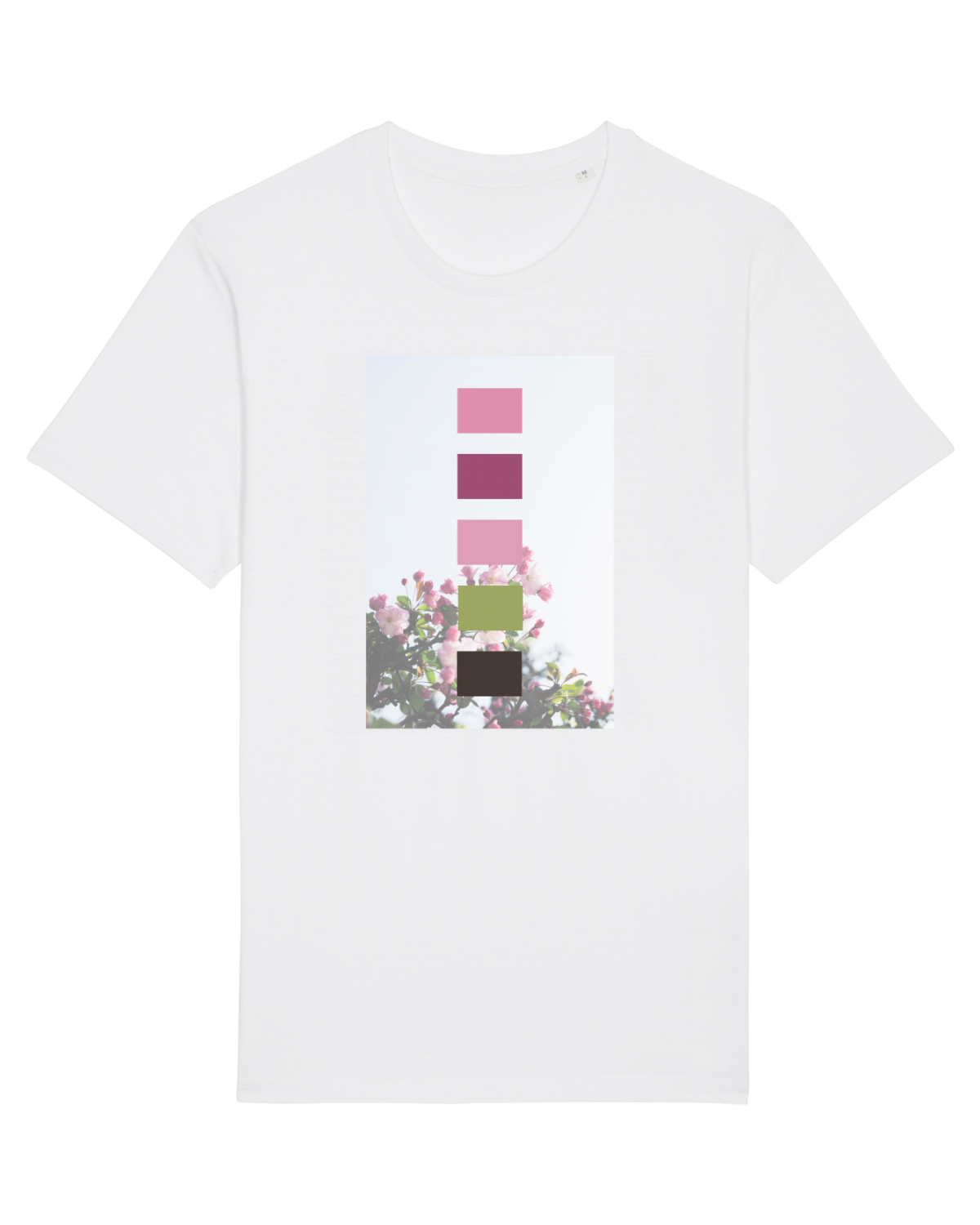 Tricou mânecă scurtă Unisex Rocker White