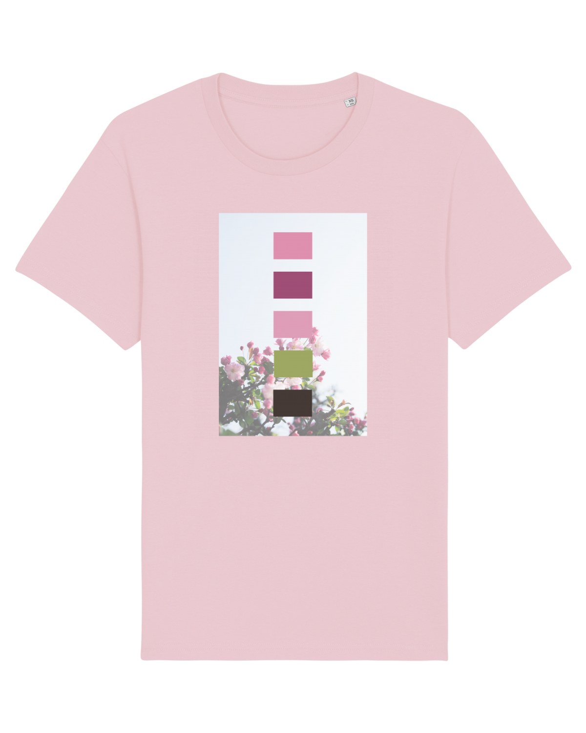 Tricou mânecă scurtă Unisex Rocker Cotton Pink