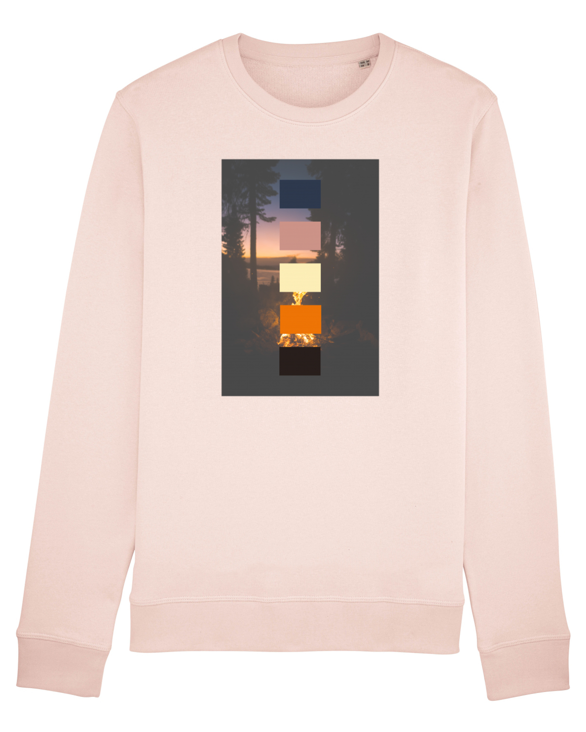 Bluză mânecă lungă Unisex Rise Candy Pink