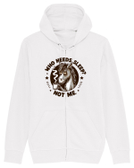 Who needs sleep, not me - pentru dependenții de cafea Hanorac cu fermoar Unisex Connector
