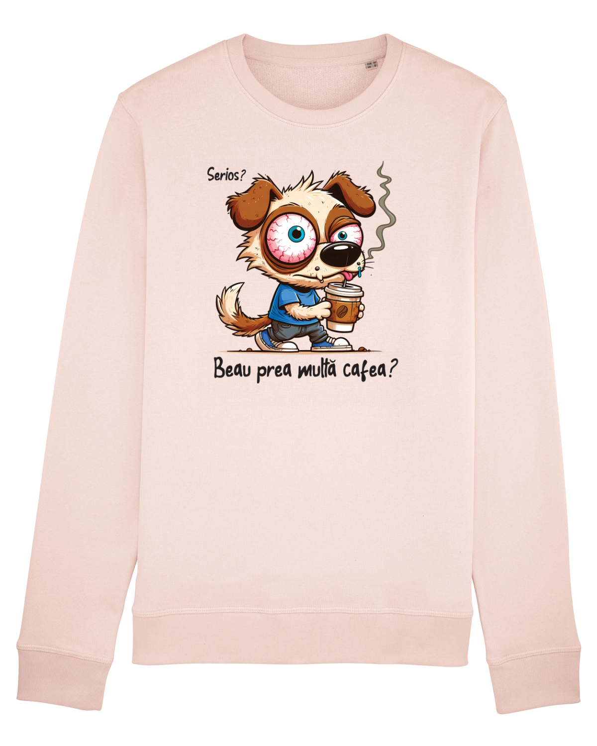 Bluză mânecă lungă Unisex Rise Candy Pink