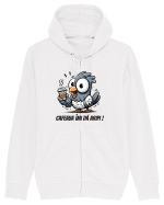 Cafeaua îmi dă aripi Hanorac cu fermoar Unisex Connector