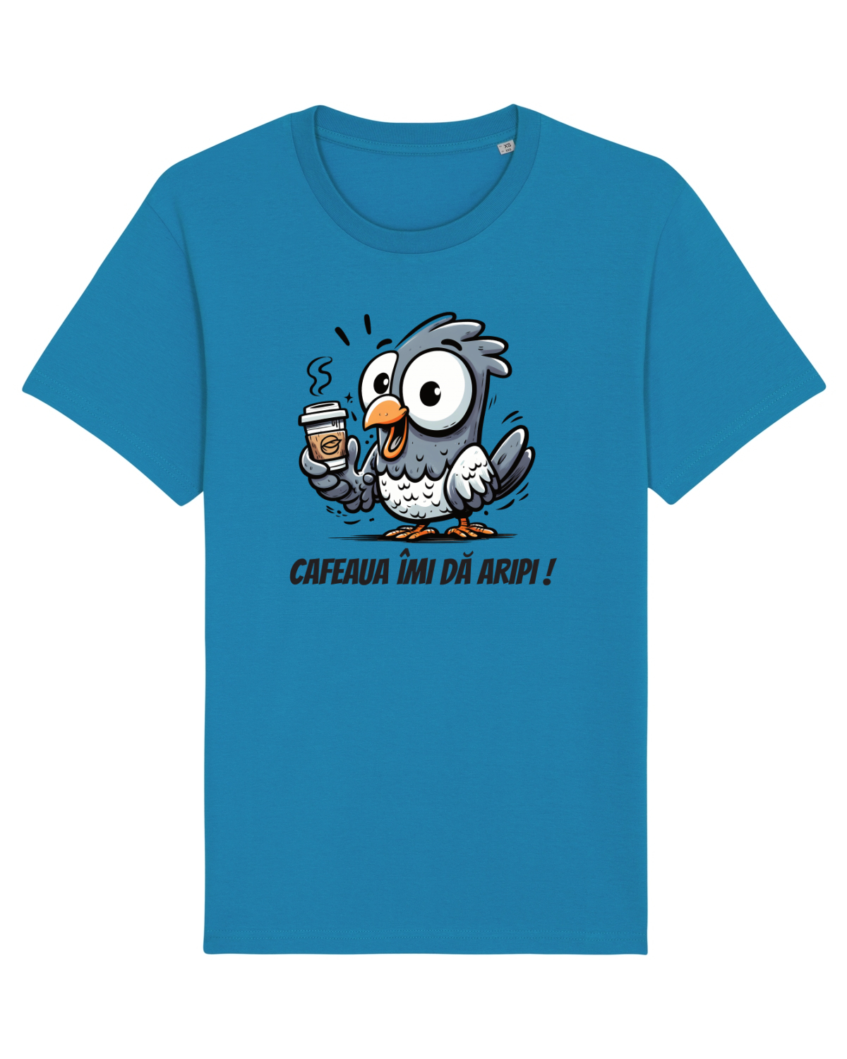 Tricou mânecă scurtă Unisex Rocker Azur