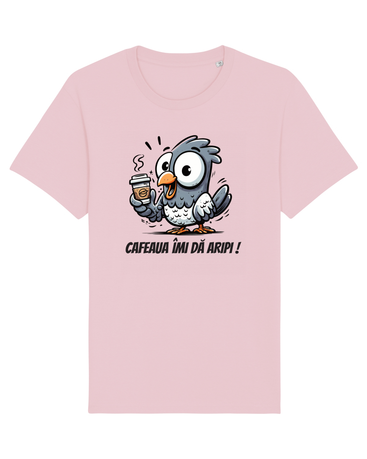 Tricou mânecă scurtă Unisex Rocker Cotton Pink