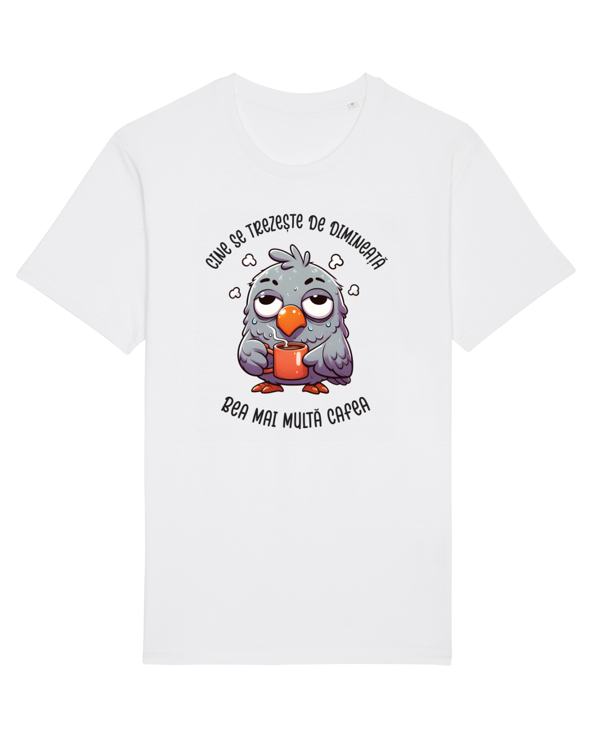 Tricou mânecă scurtă Unisex Rocker White